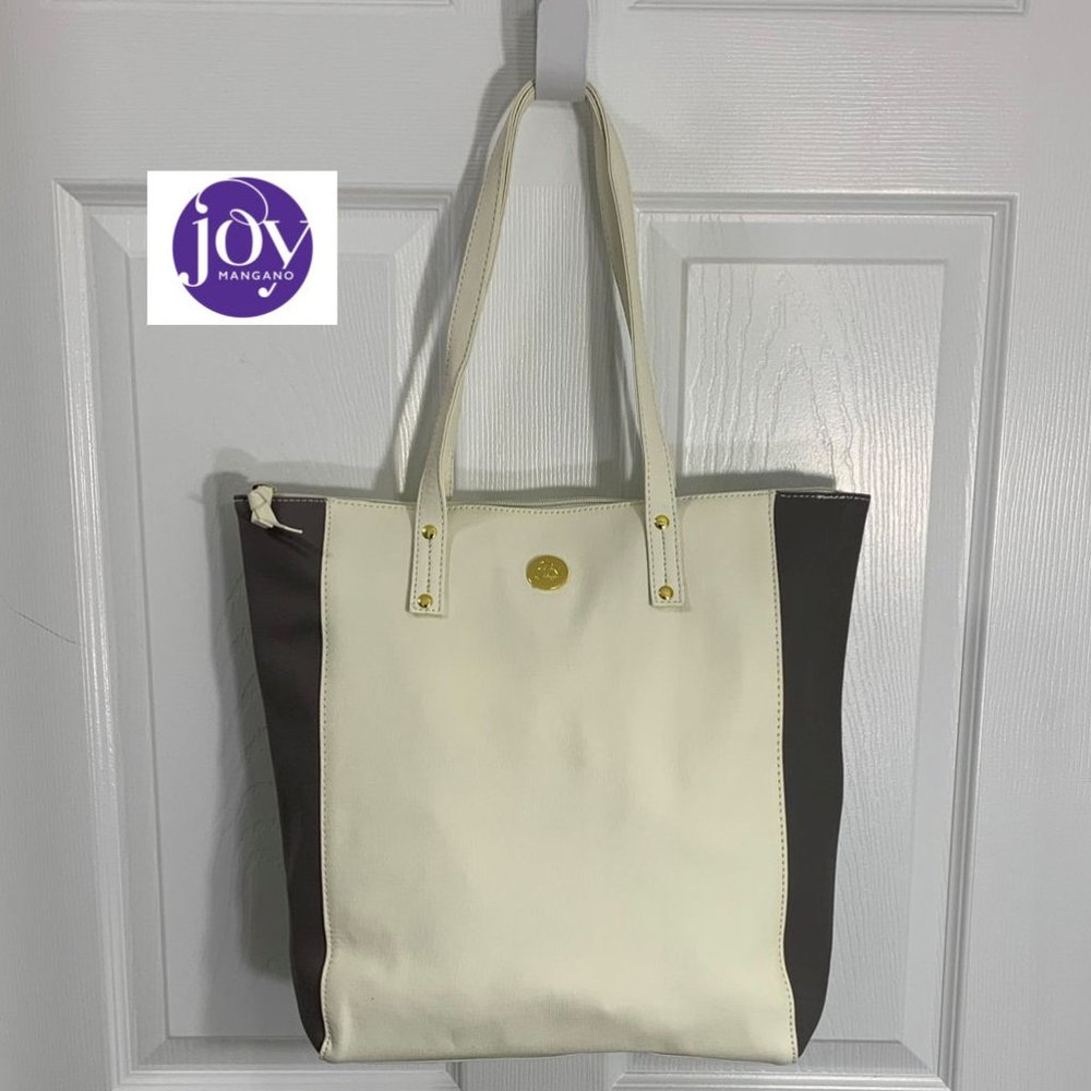 Joy Mangano Colorblock Leather RFID Tote